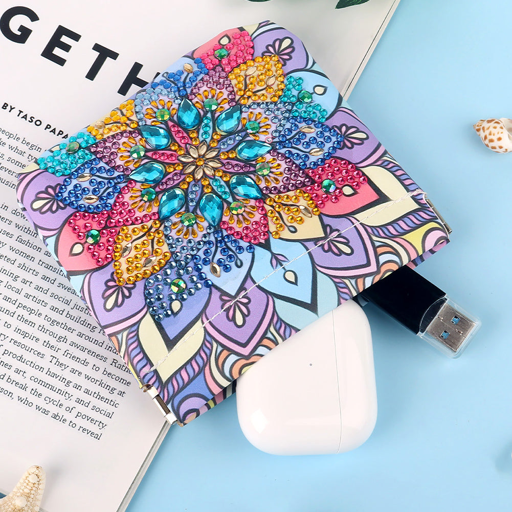 PU Partial Special Shaped Mandala 5D DIY Diamond Painting Wallet Gifts for Women
