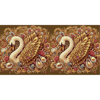 Swan - Special Shaped Drill Diamond Painting 30*30CM
