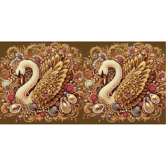 Swan - Special Shaped Drill Diamond Painting 30*30CM