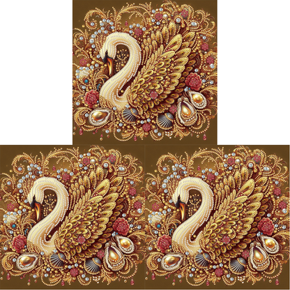 Swan - Special Shaped Drill Diamond Painting 30*30CM