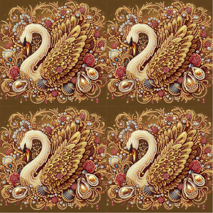 Swan - Special Shaped Drill Diamond Painting 30*30CM