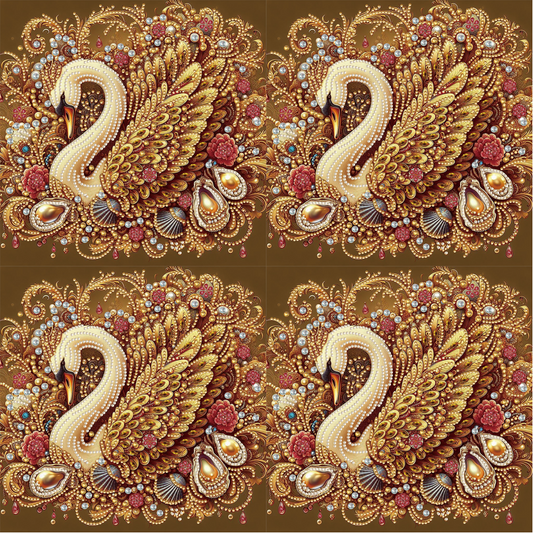 Swan - Special Shaped Drill Diamond Painting 30*30CM