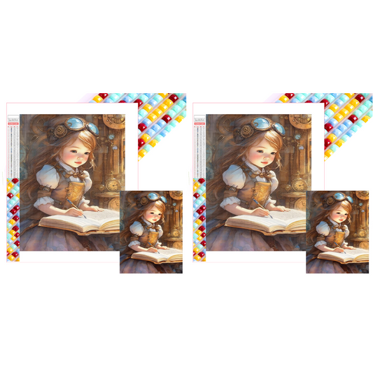 Flying Girl - Full Square Drill Diamond Painting 30*40CM