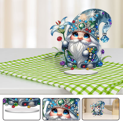 Acrylic Gem Lily Diamond Painting Desktop Ornaments Bedroom Table Decor