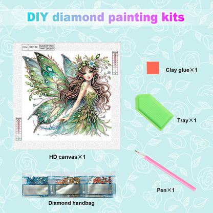 Elf Fairy - Special Shaped Drill Diamond Painting 30*30CM