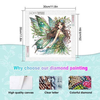 Elf Fairy - Special Shaped Drill Diamond Painting 30*30CM