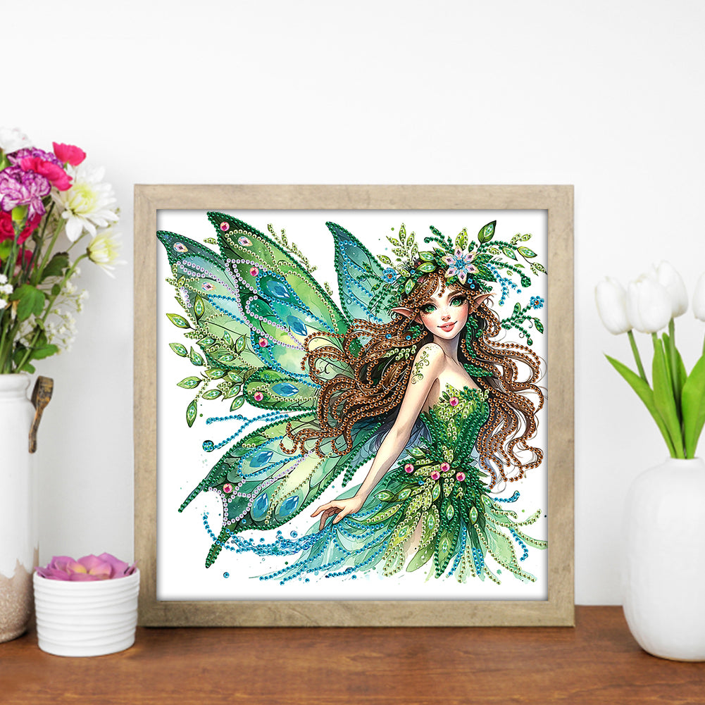 Elf Fairy - Special Shaped Drill Diamond Painting 30*30CM