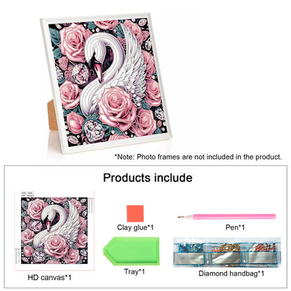 Swan - Special Shaped Drill Diamond Painting 30*30CM