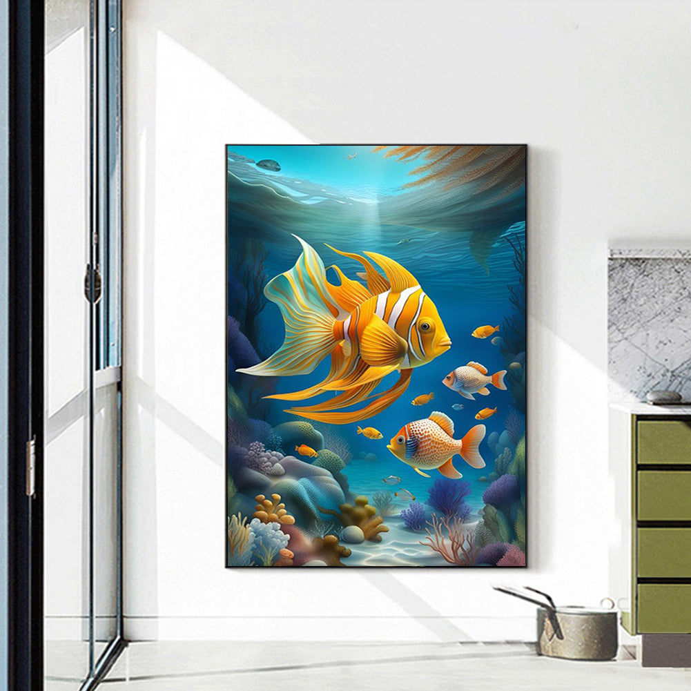 Marine Life - Full Round Drill Diamond Painting 45*60CM