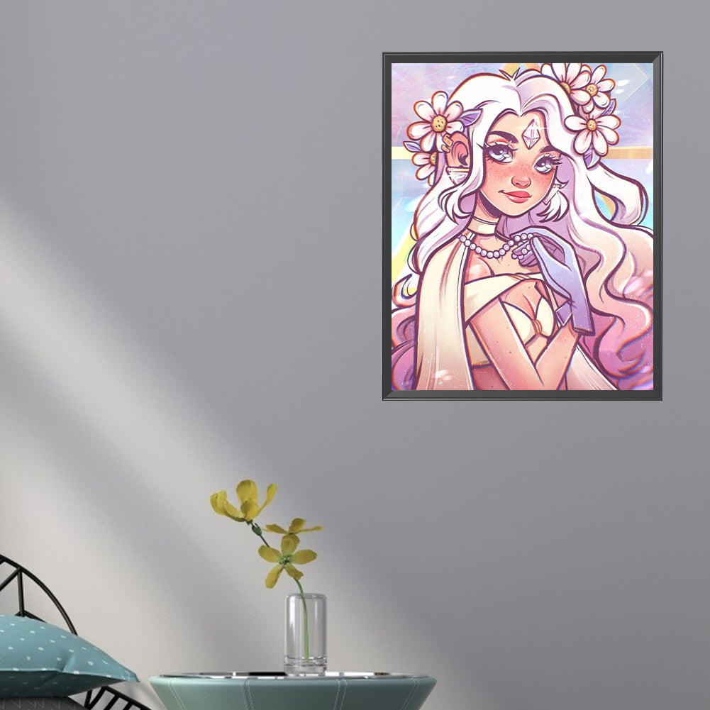 Comic Girl - Full Square Drill Diamond Painting 40*50CM