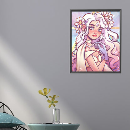 Comic Girl - Full Square Drill Diamond Painting 40*50CM