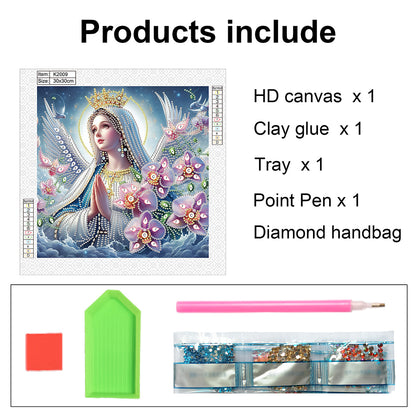 Our Lady Of Jesus - Special Shaped Drill Diamond Painting 30*30CM