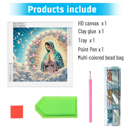 Our Lady Of Jesus - Special Shaped Drill Diamond Painting 30*30CM