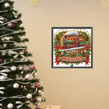 Christmas Train - Special Shaped Drill Diamond Painting 40*40CM