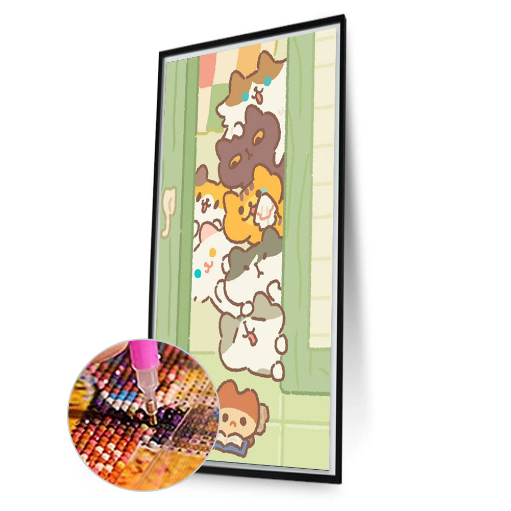 Cute Animals - Full Square Drill Diamond Painting 40*60CM