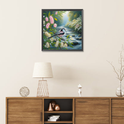 Birdsong And Flowers - Special Shaped Drill Diamond Painting 30*30CM