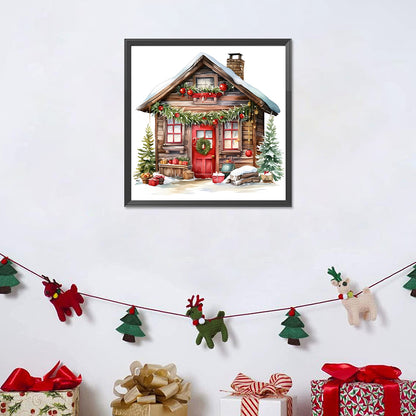 Christmas House - Full Round Drill Diamond Painting 40*40CM
