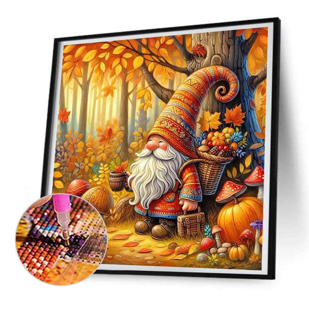 Autumn Goblin - Full Round Drill Diamond Painting 30*30CM