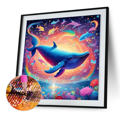 Dream Whale - Full Round Drill Diamond Painting 30*30CM