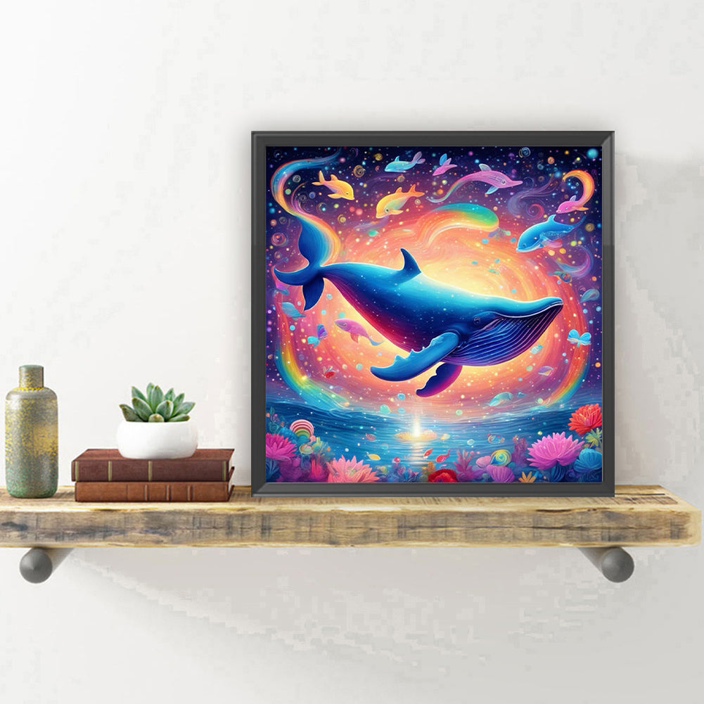 Dream Whale - Full Round Drill Diamond Painting 30*30CM