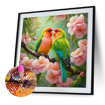 Parrot - Full Round Drill Diamond Painting 30*30CM
