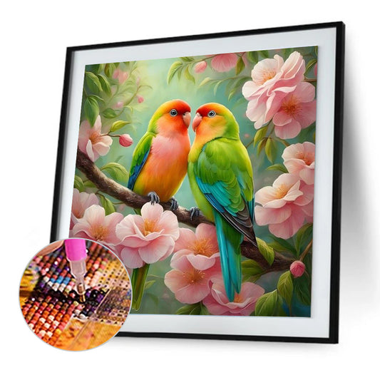 Parrot - Full Round Drill Diamond Painting 30*30CM