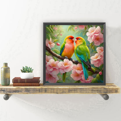Parrot - Full Round Drill Diamond Painting 30*30CM