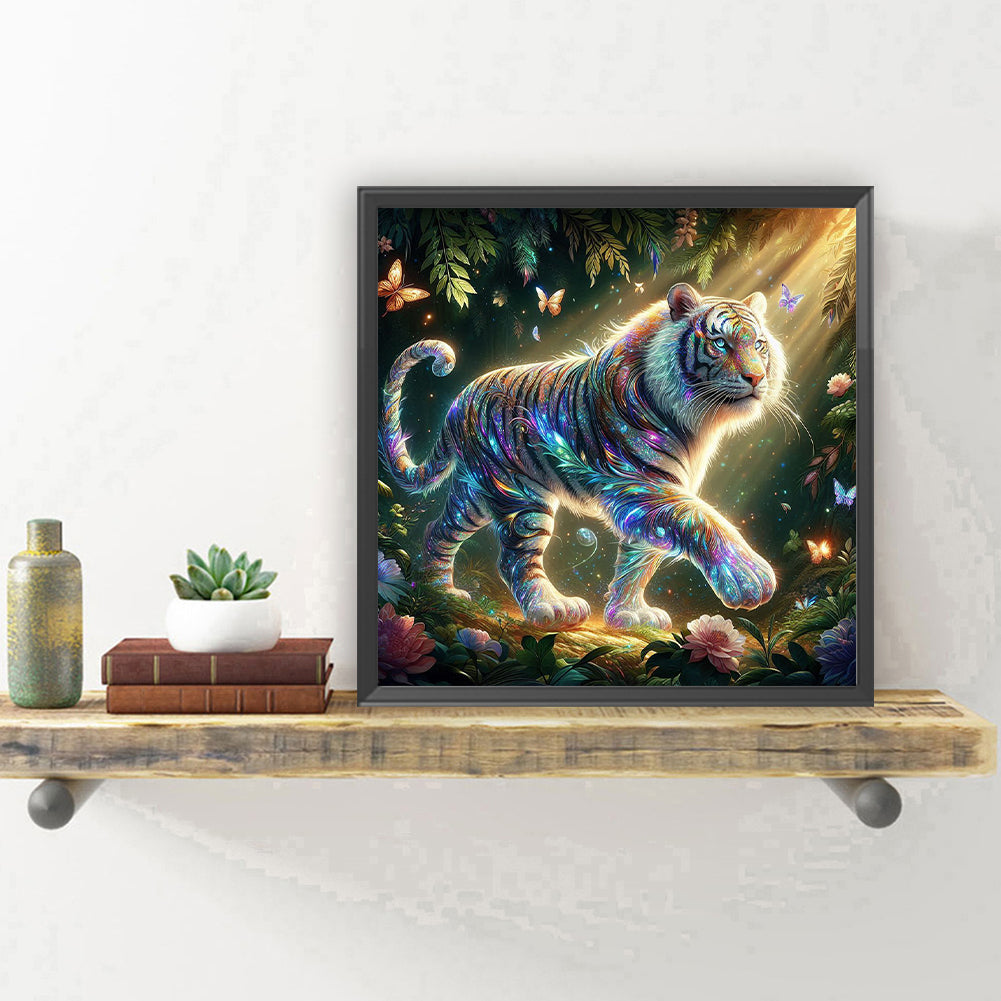 Tiger - Full Round Drill Diamond Painting 30*30CM