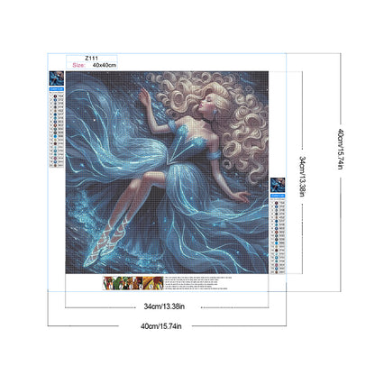 Princess Cindy - Full Round Drill Diamond Painting 40*40CM