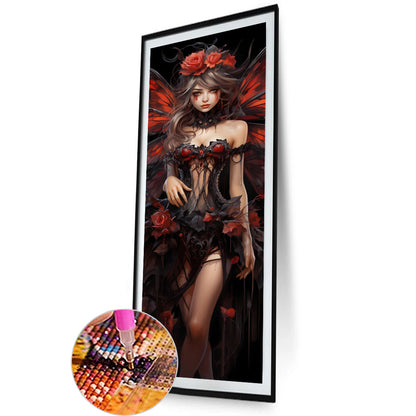 Dark Angel - Full Round Drill Diamond Painting 30*90CM