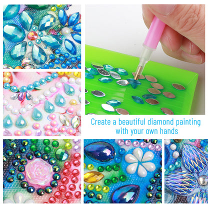 Paper Quilling Flowers - Partial Special-Shaped Drill Diamond Painting 30*30CM
