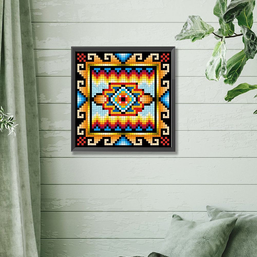 Traditional Eye Mosaic - Full Square Drill Diamond Painting 30*30CM