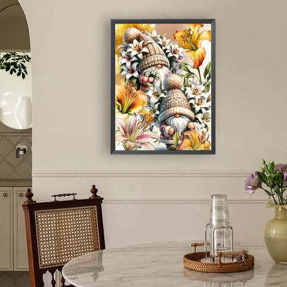 Flower Goblin - Full Round Drill Diamond Painting 30*40CM