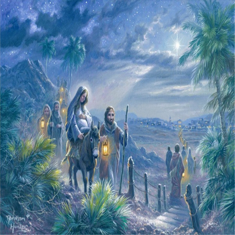 The Road Lit By Stars - Full AB Round Drill Diamond Painting 60*45CM