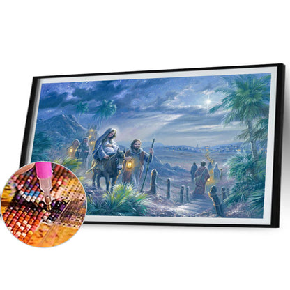 The Road Lit By Stars - Full AB Round Drill Diamond Painting 60*45CM