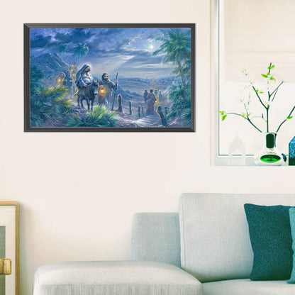The Road Lit By Stars - Full AB Round Drill Diamond Painting 60*45CM