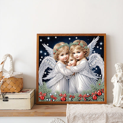 Angel - Partial Special-Shaped Drill Diamond Painting 30*30CM