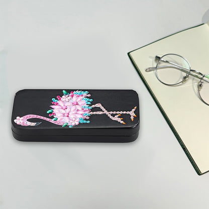 Bird Diamond Painting Eyeglasses Case Diamond Art Sunglasses Case for Beginners