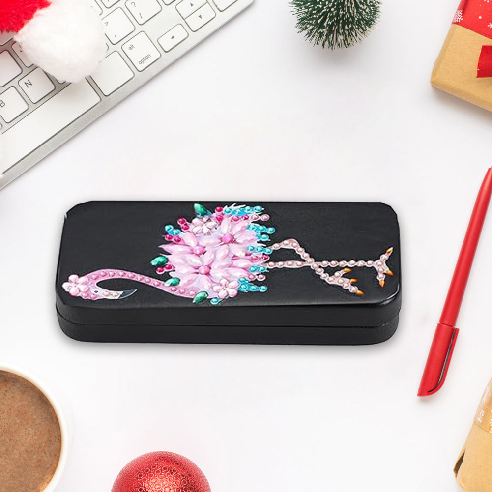 Bird Diamond Painting Eyeglasses Case Diamond Art Sunglasses Case for Beginners