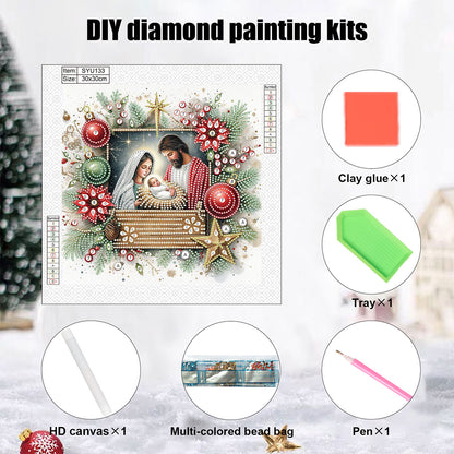 Our Lady Of Nativity - Partial Special-Shaped Drill Diamond Painting 30*30CM