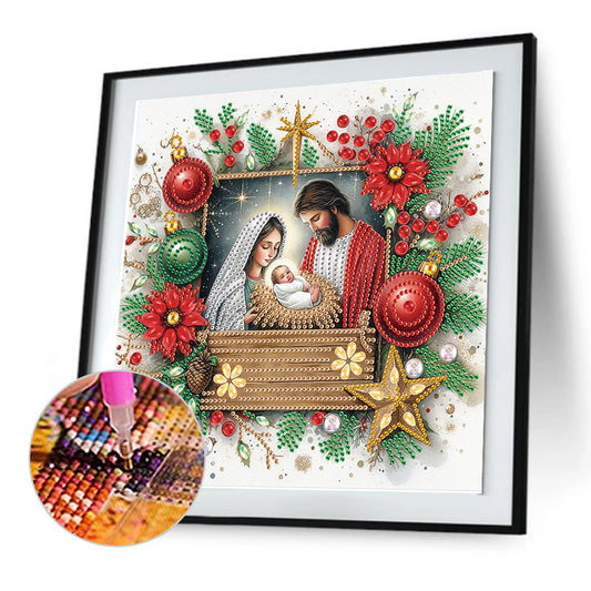 Our Lady Of Nativity - Partial Special-Shaped Drill Diamond Painting 30*30CM