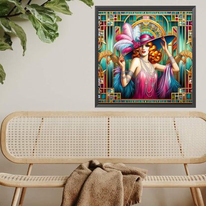 Modern Girl - Full Square Drill Diamond Painting 40*40CM