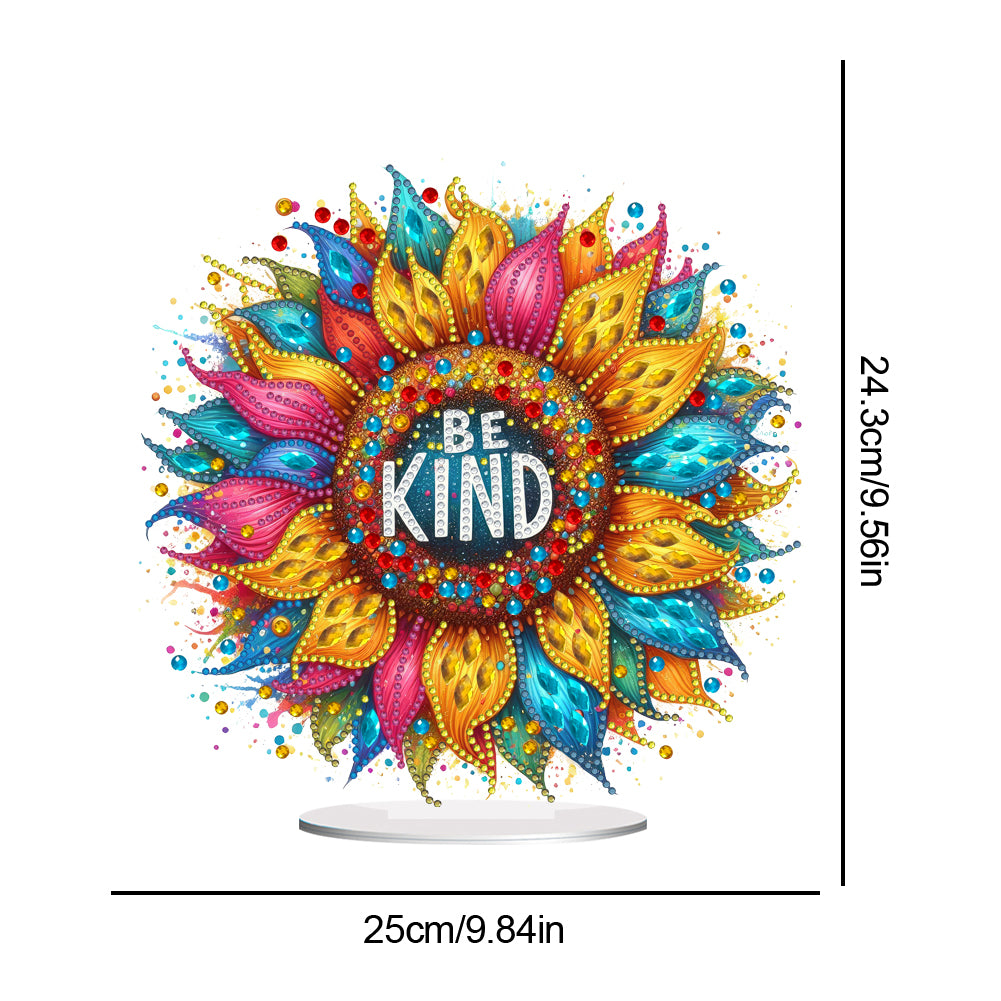 Acrylic Special Shape Rainbow Horse Rhinestones Desktop Ornaments (KJ0309)