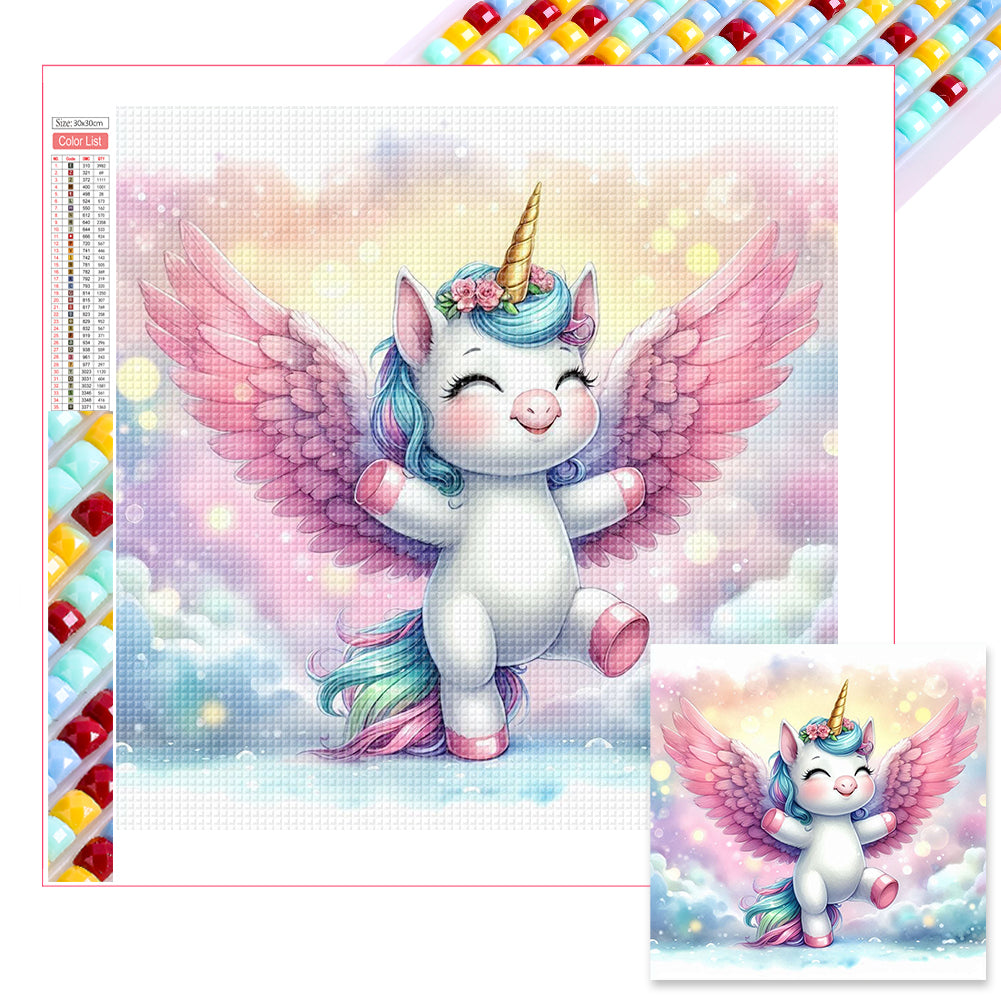 Unicorn - Full Square Drill Diamond Painting 30*30CM