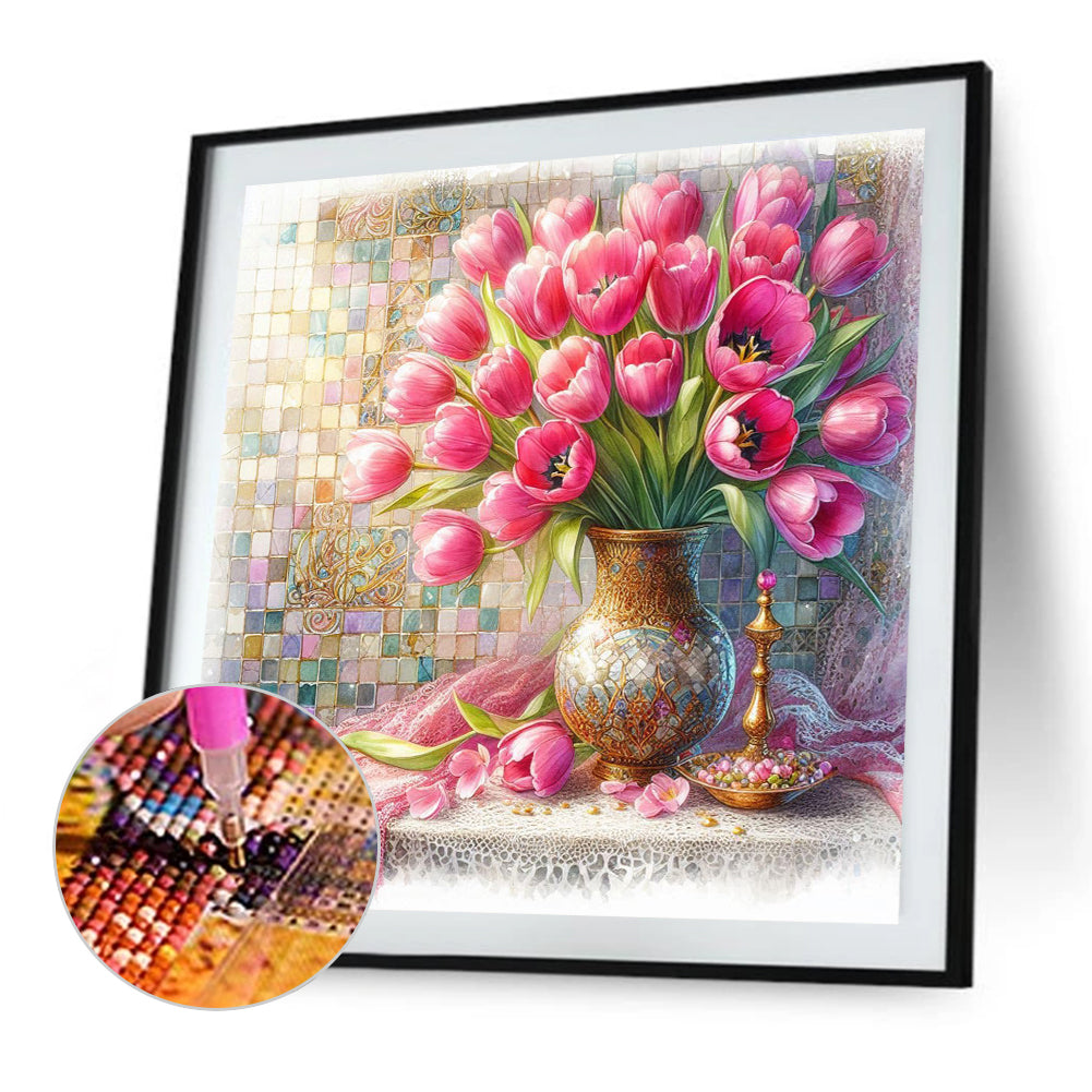 Tulip - Full Square Drill Diamond Painting 40*40CM