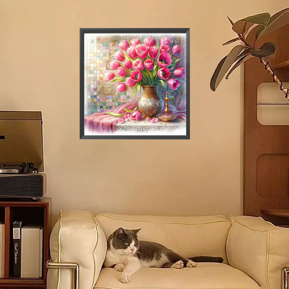 Tulip - Full Square Drill Diamond Painting 40*40CM