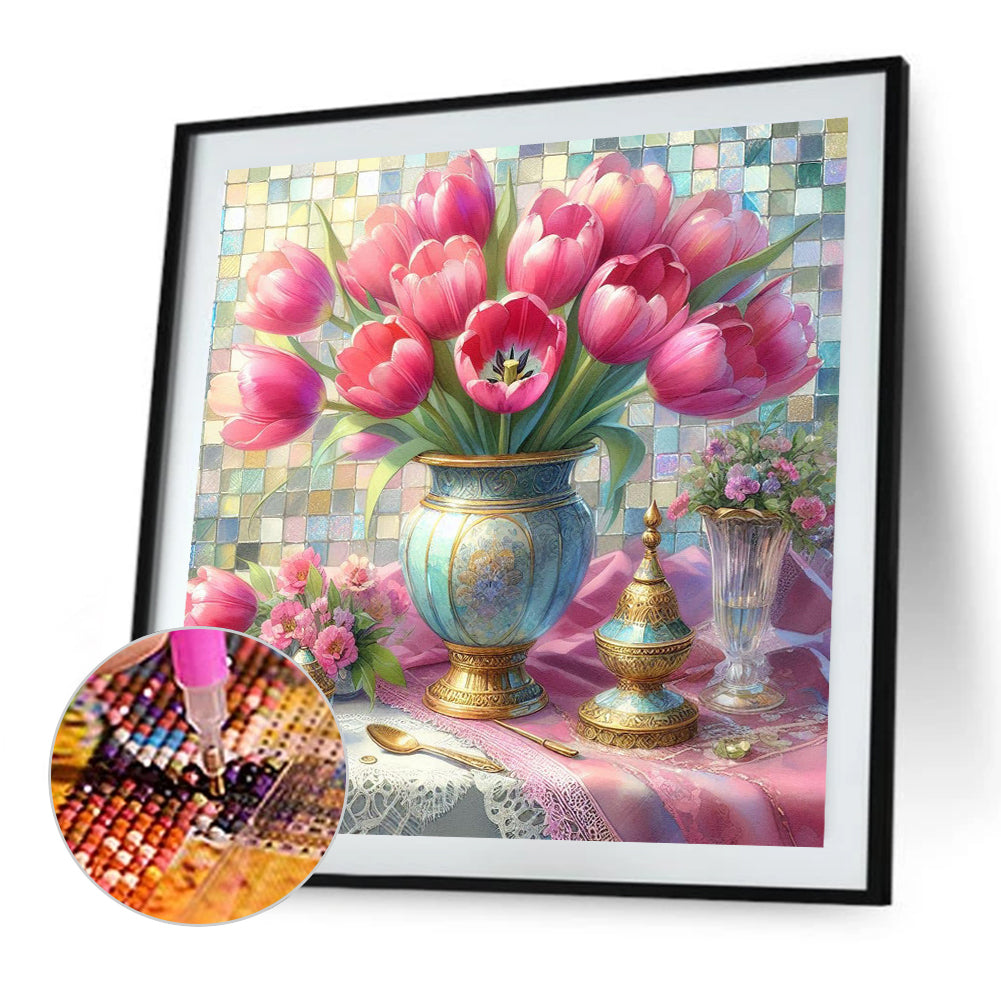 Tulip - Full Square Drill Diamond Painting 40*40CM