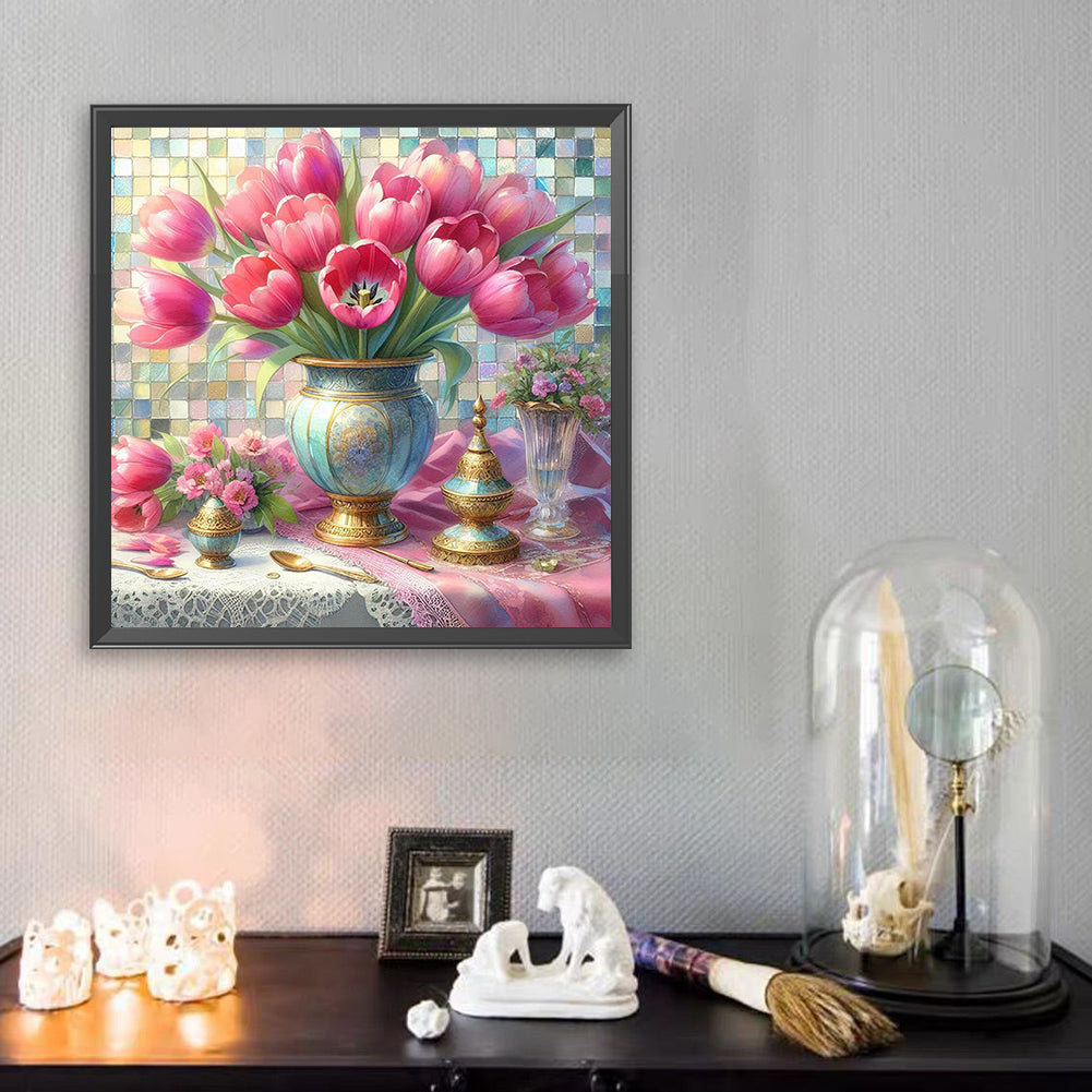 Tulip - Full Square Drill Diamond Painting 40*40CM