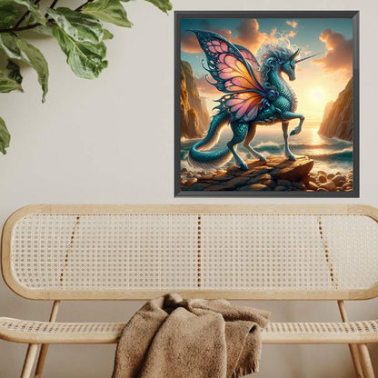 Unicorn Mythical Beast - Full Square Drill Diamond Painting 40*40CM