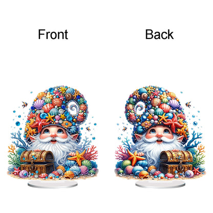 Acrylic Special Shaped Underwater Goblin Desktop Diamond Kit for Desktop Decor